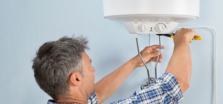Electric Water Heater Inspection in Maynard